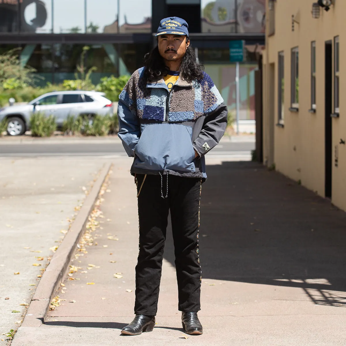 60/40 Cloth x TUGIHAGI Fleece HUTTE Anorak - Navy sold by Standard and Strange product image thumbnail 2