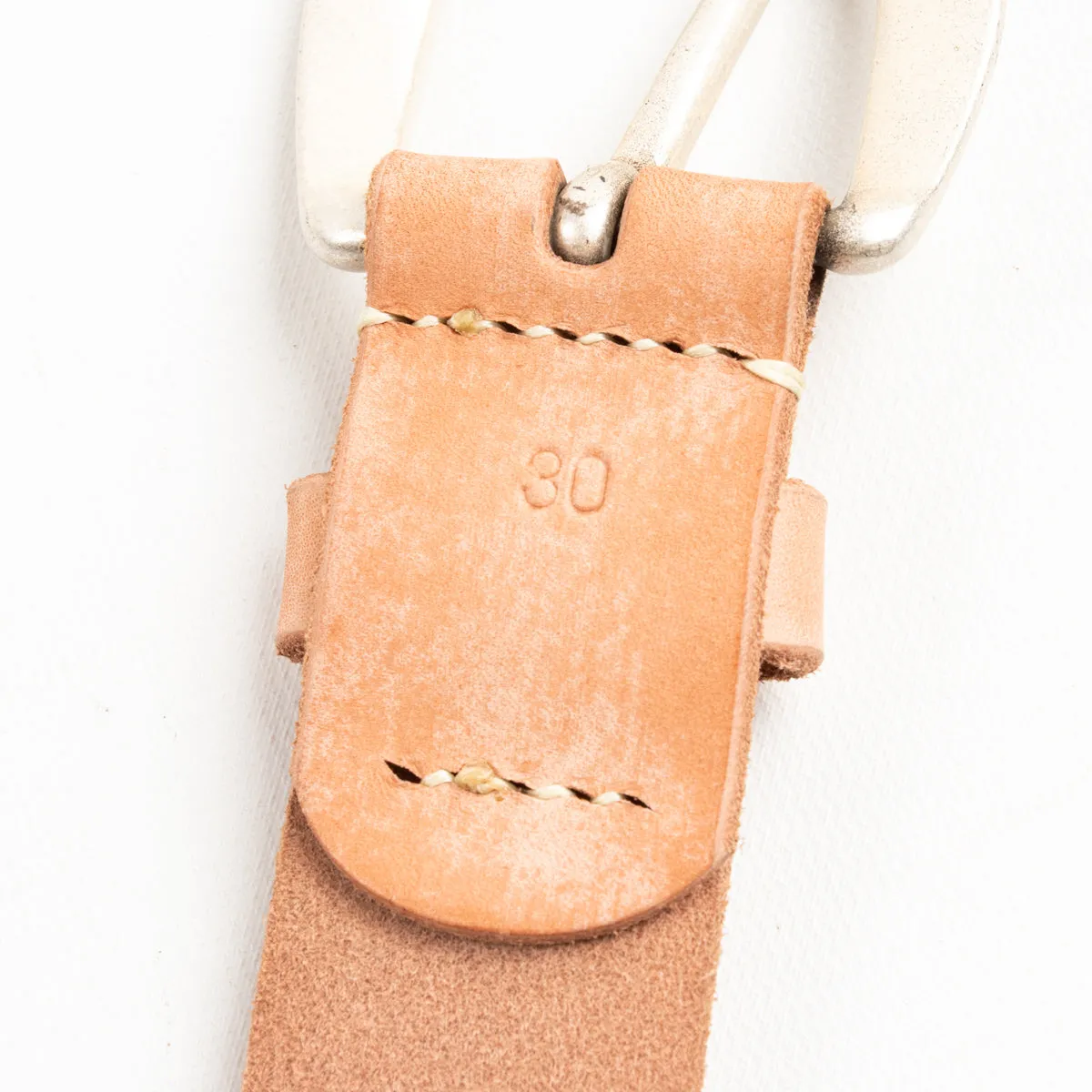 Wild Leather Belt - Natural sold by Standard and Strange product image thumbnail 5