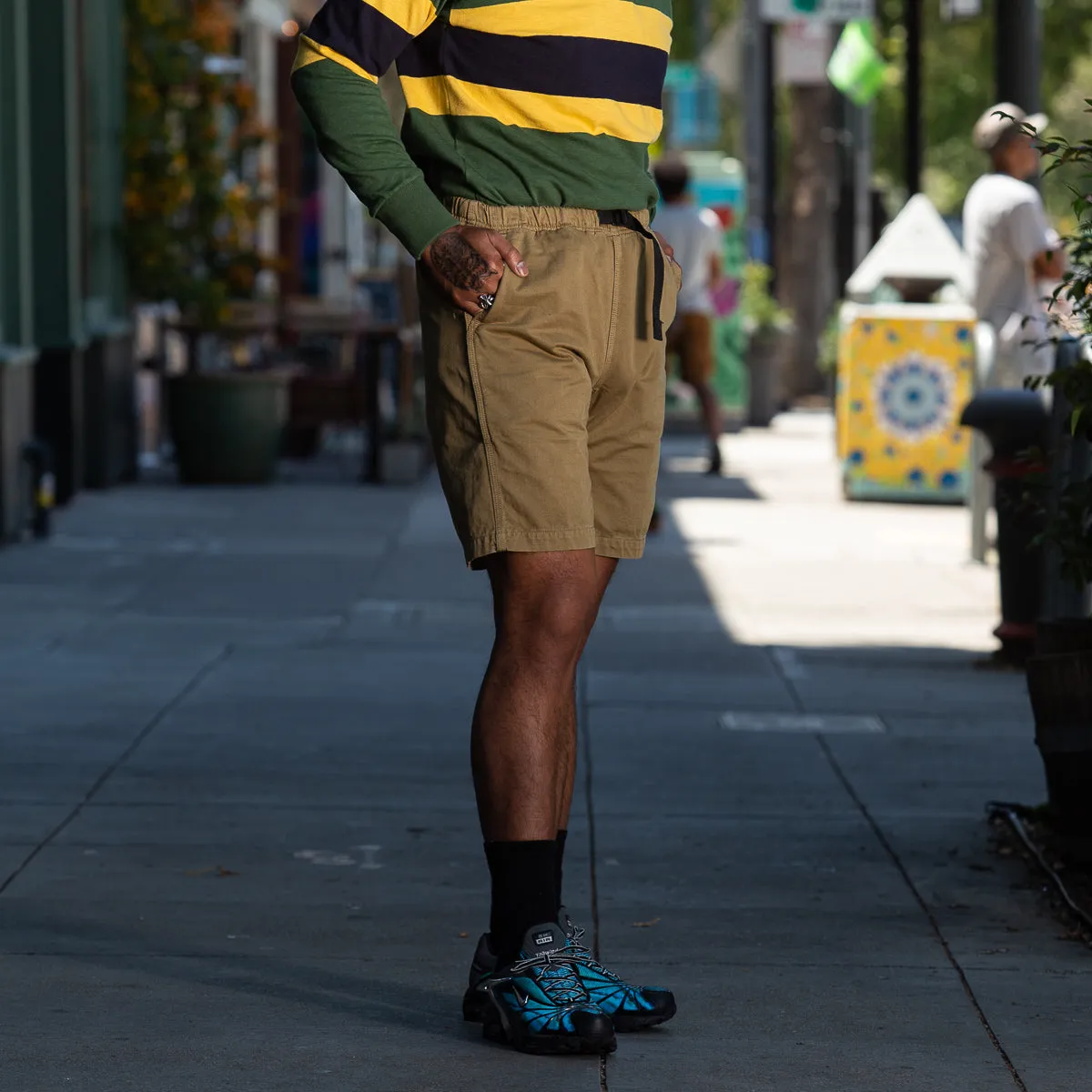Climbers' Shorts (Over-Dyed) - Khaki sold by Standard and Strange product image thumbnail 3