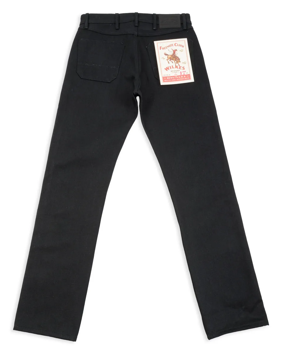 Wilkes Western - 17oz Black Slub sold by Standard and Strange product image thumbnail 2