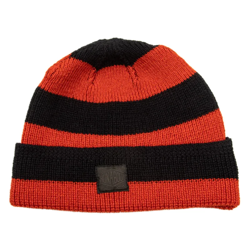 Wool Watch Cap - Black/Orange sold by Standard and Strange