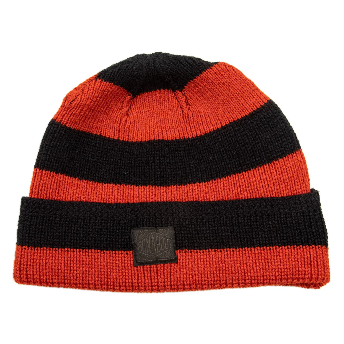 Wool Watch Cap - Black/Orange sold by Standard and Strange