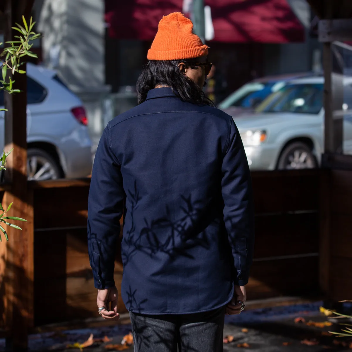 8HU Heavy Moleskin Shirt - Navy sold by Standard and Strange product image thumbnail 5