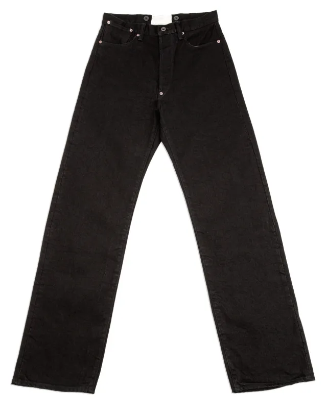 15oz Vocalion Waist Overalls - Deep Black sold by Standard and Strange