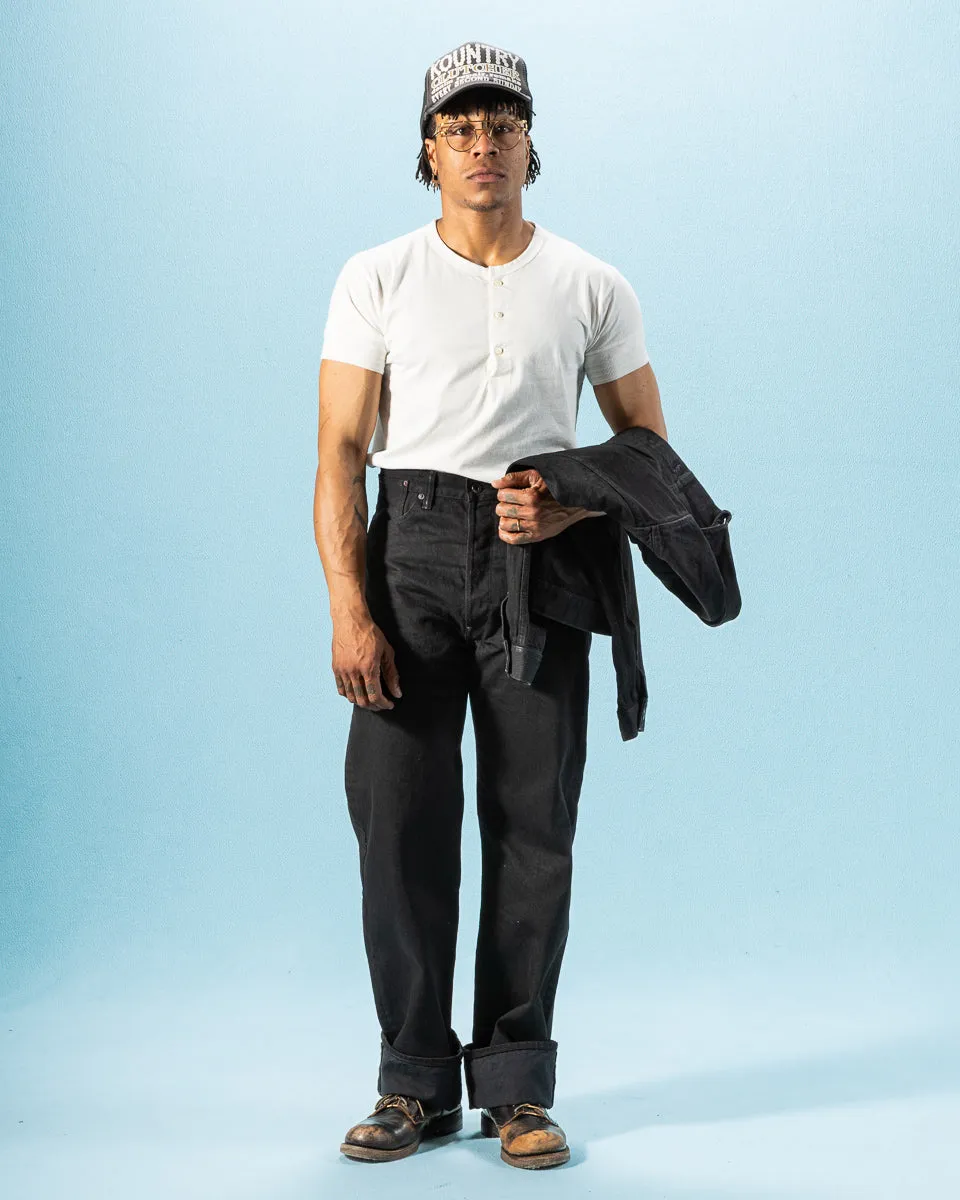 15oz Vocalion Waist Overalls - Deep Black sold by Standard and Strange product image thumbnail 3