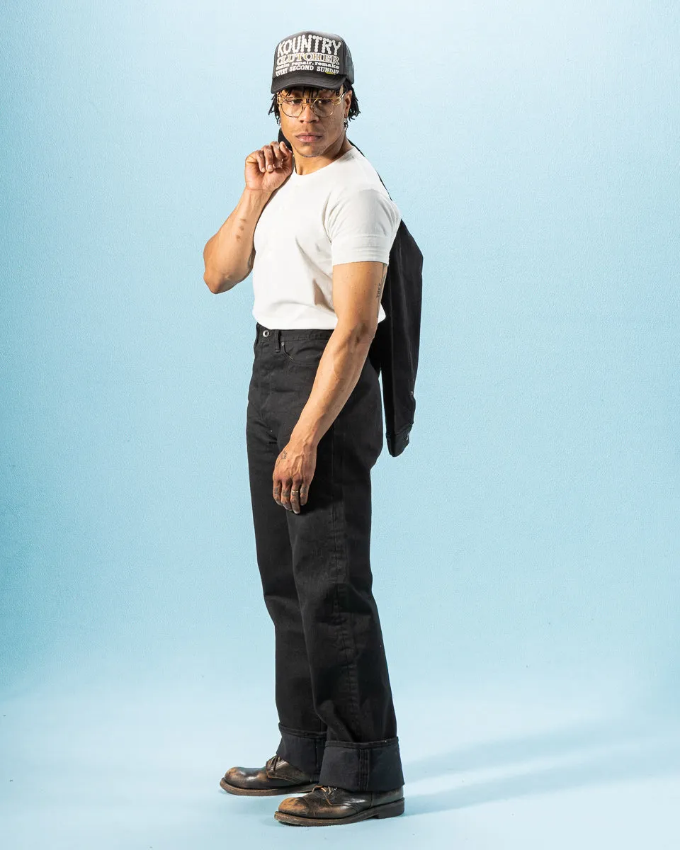 15oz Vocalion Waist Overalls - Deep Black sold by Standard and Strange product image thumbnail 4