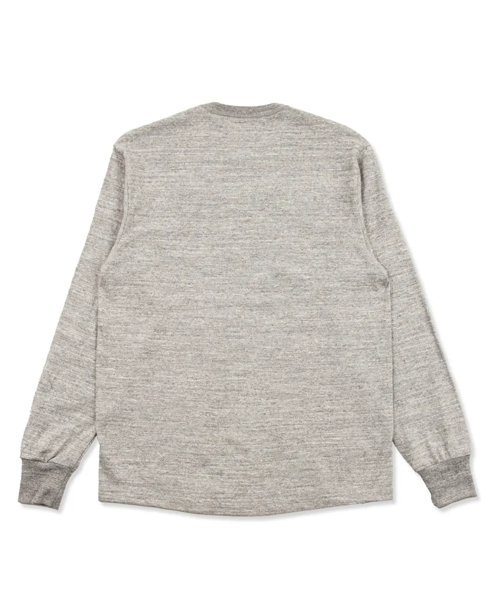 Loopwheeled Athletic Longsleeve Tee - Gray sold by Standard and Strange product image thumbnail 2