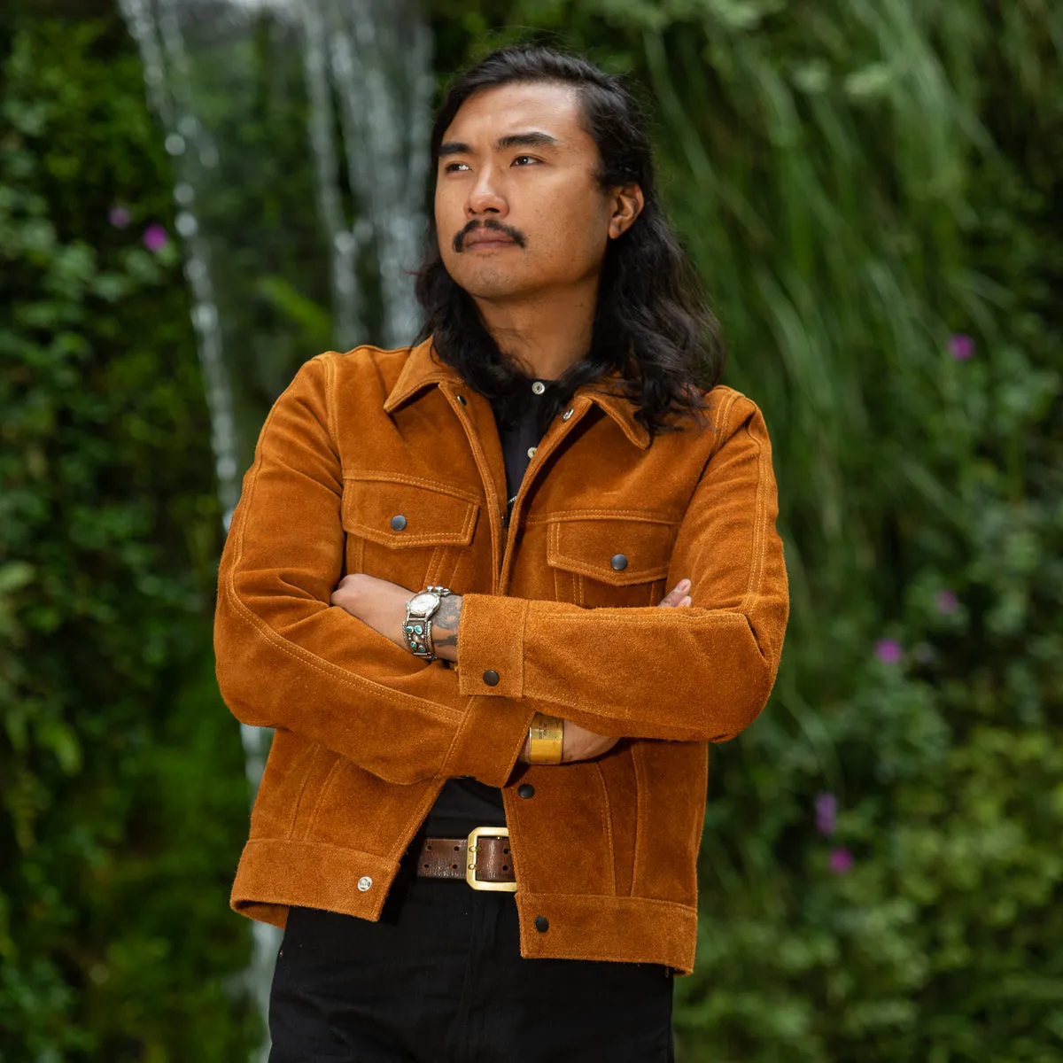 Steer Suede 3rd Type Jacket - Camel (TB-139) sold by Standard and Strange product image thumbnail 2