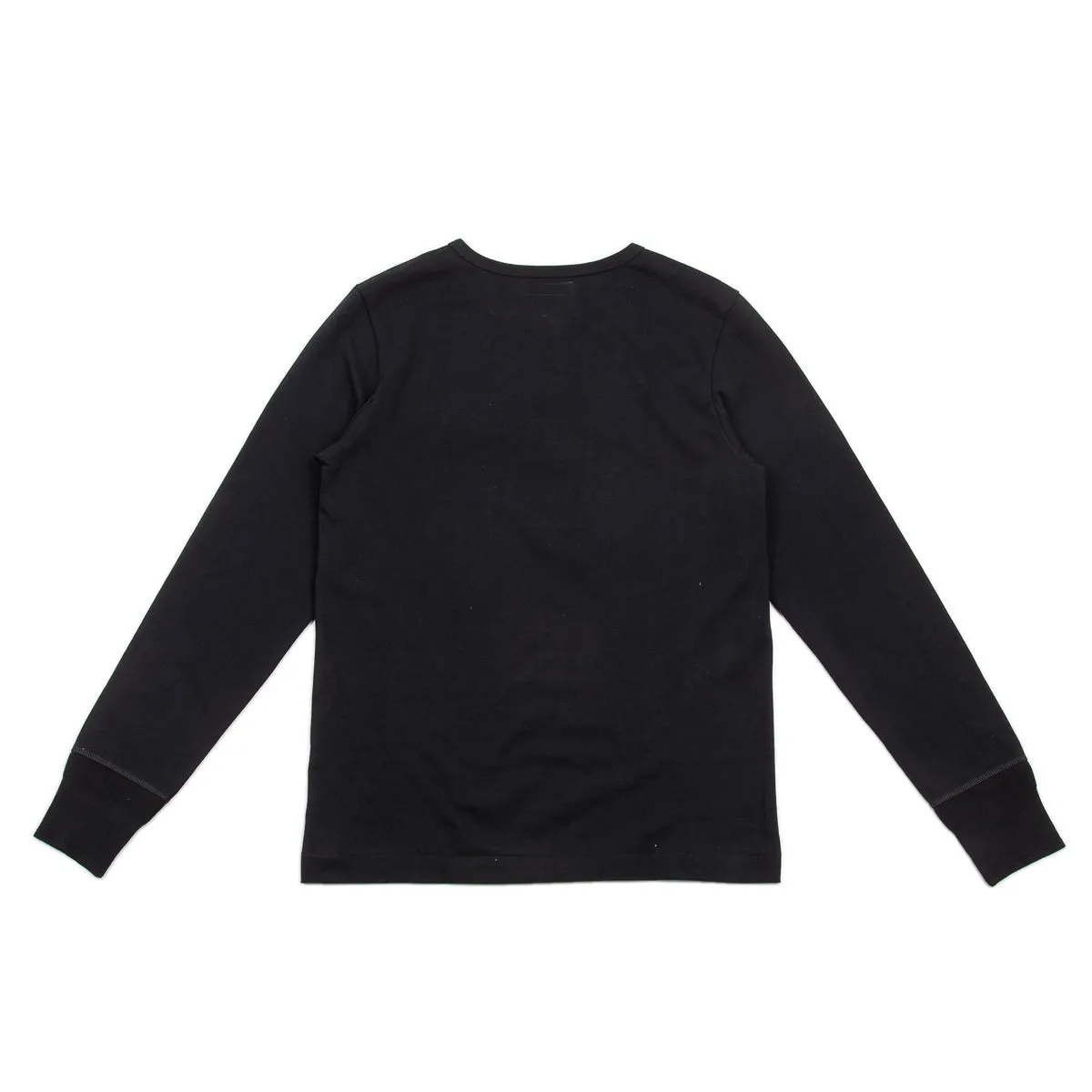 206 Loopwheeled LS Henley - Charcoal sold by Standard and Strange product image thumbnail 2