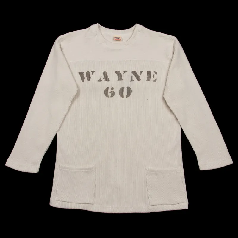 Military Football Tee / Wayne - Milk sold by Standard and Strange