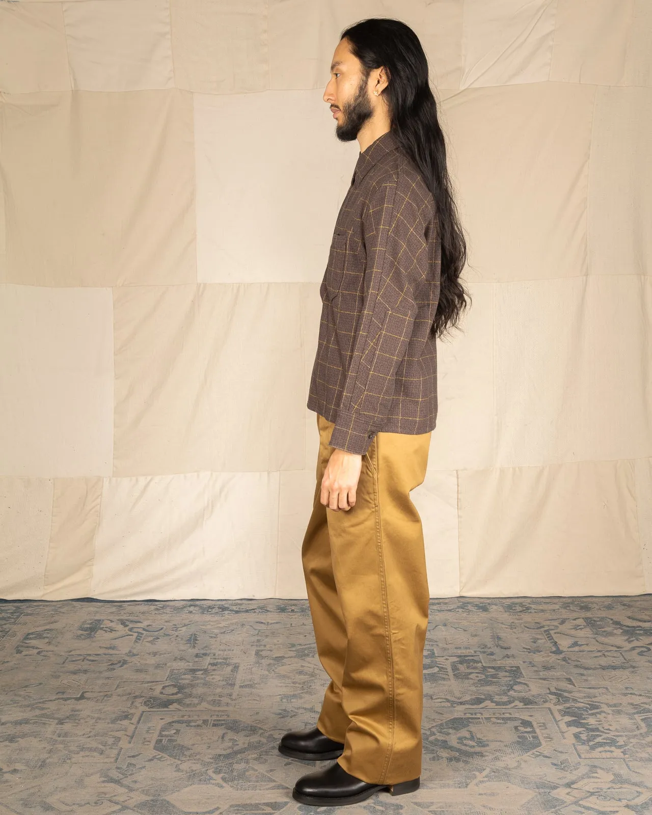 Khaki Chino Trousers Type 2 - Beige sold by Standard and Strange product image thumbnail 5