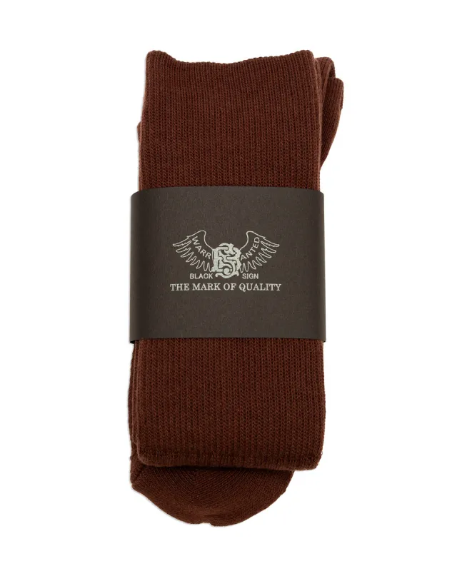 BS Fit Boot Socks - Old Brown sold by Standard and Strange