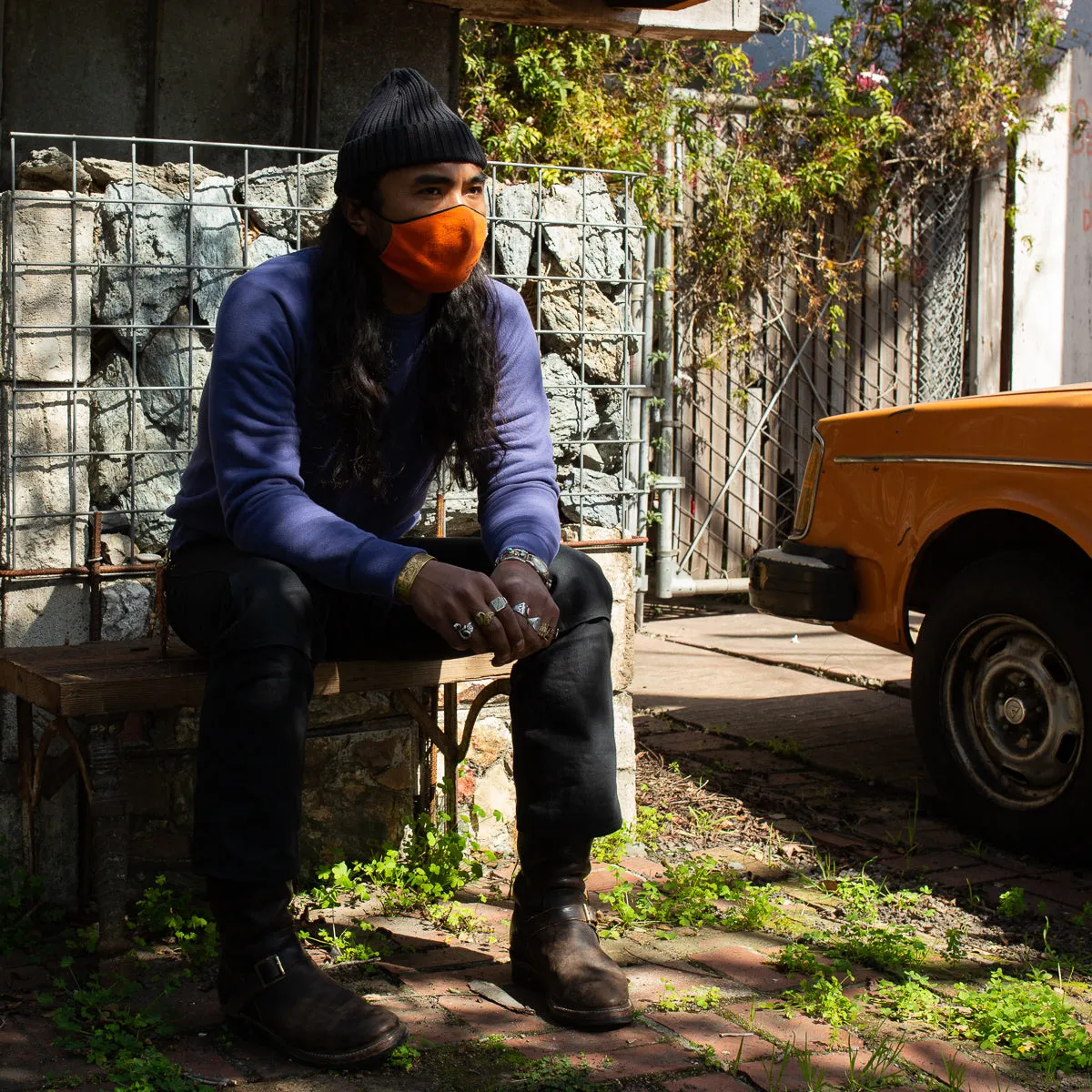 9oz Loopwheel Raglan Sleeve Sweatshirt - MQ Navy sold by Standard and Strange product image thumbnail 2