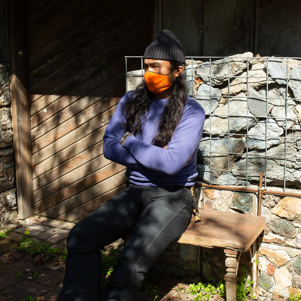 9oz Loopwheel Raglan Sleeve Sweatshirt - MQ Navy sold by Standard and Strange product image thumbnail 3