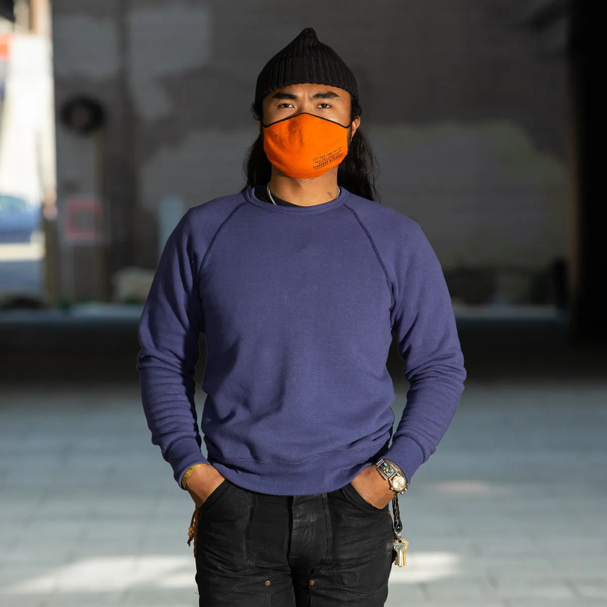 9oz Loopwheel Raglan Sleeve Sweatshirt - MQ Navy sold by Standard and Strange product image thumbnail 5