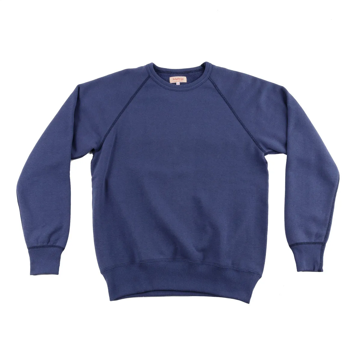 9oz Loopwheel Raglan Sleeve Sweatshirt - MQ Navy sold by Standard and Strange