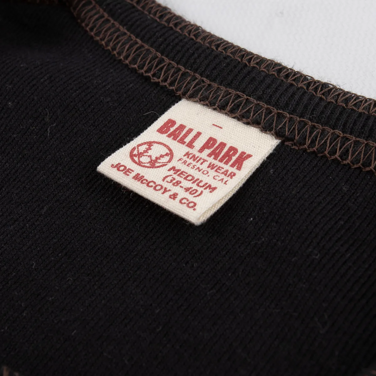 Joe McCoy Ball Park Long Sleeve Union Shirt - Black sold by Standard and Strange product image thumbnail 5