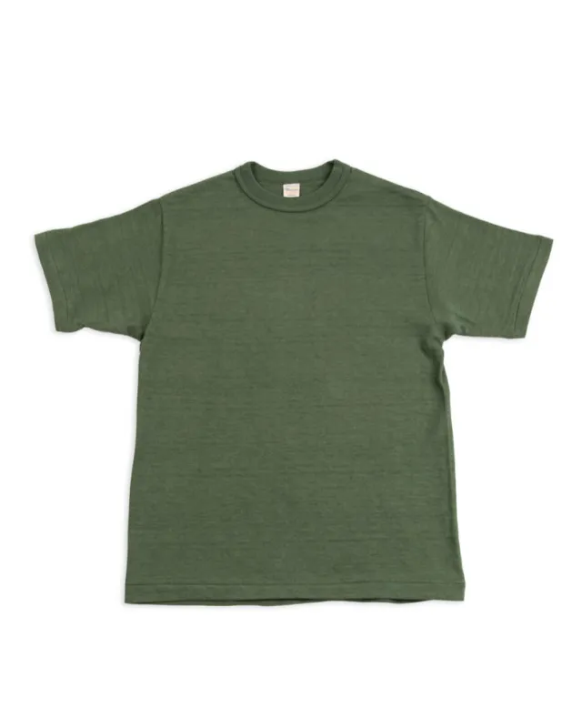 Slub Cotton Tee - Green sold by Standard and Strange