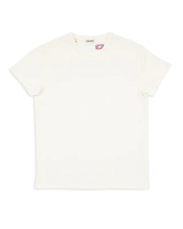 Wilson Pocket Tee - Cockatoo White sold by Standard and Strange