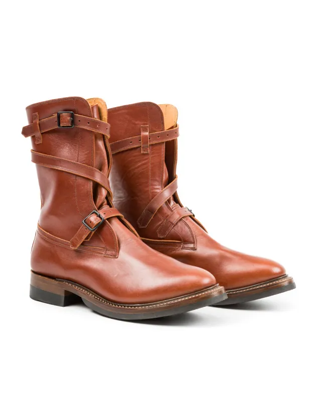 Tanker Boots - Russet Brown Horsehide sold by Standard and Strange