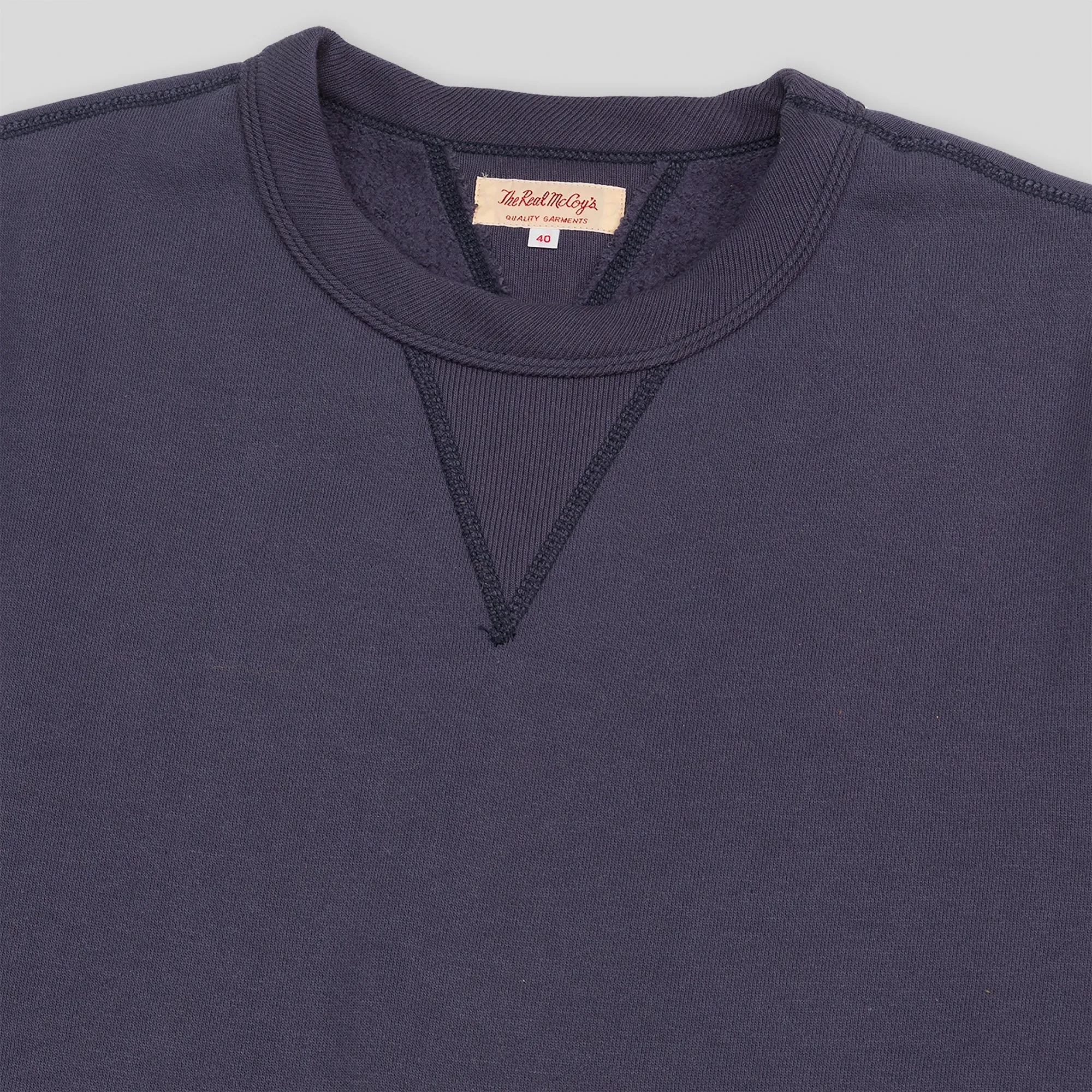 Loopwheel Crewneck Sweatshirt - Navy sold by Standard and Strange product image thumbnail 4