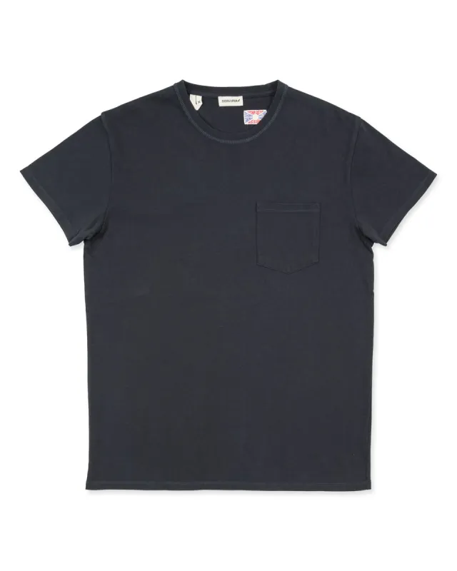 Wilson Pocket Tee - Marshall Black sold by Standard and Strange