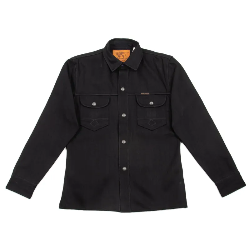 Copeland Slim Fit Jacket - 14oz Black Gunpowder Selvedge sold by Standard and Strange