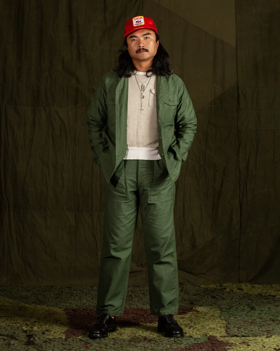 Fatigue Pants - Regular Fit - Olive Reverse Sateen sold by Standard and Strange product image thumbnail 5