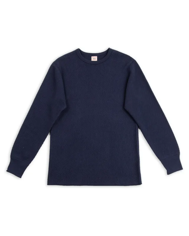 U.S. Army Military Thermal Shirt - Navy made by The Real McCoy's