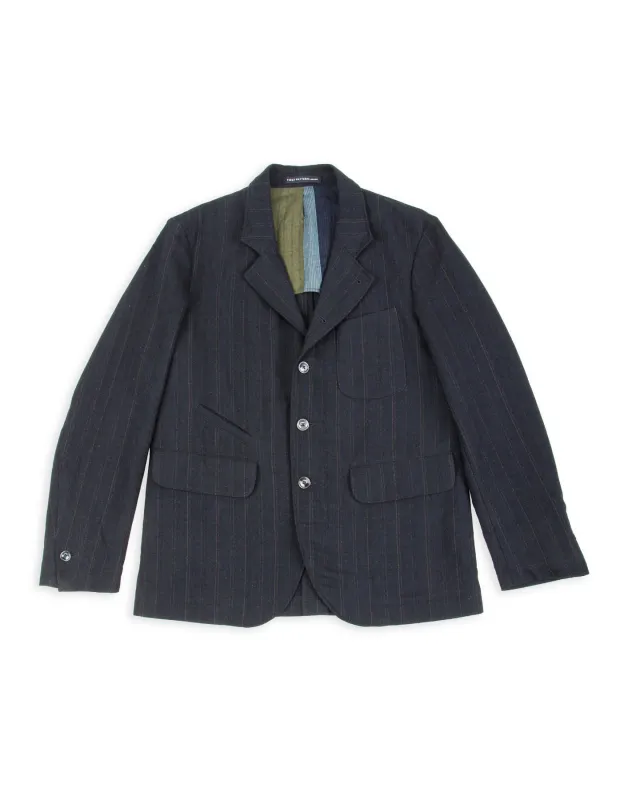 Horloger Blazer - Dark Blue Heritage Chevron sold by Standard and Strange