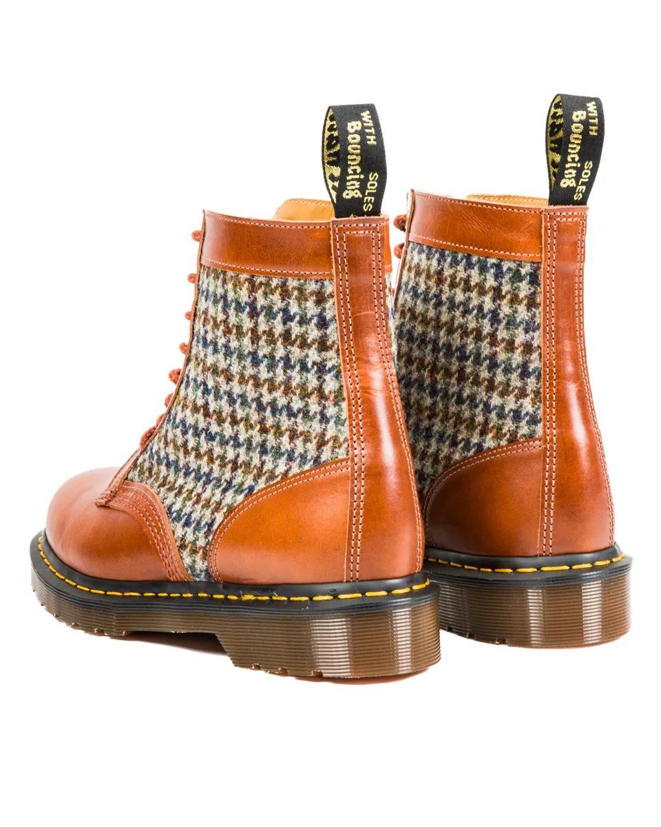 1460 Made in England Lace Up Boots - Amber Tan + Harris Tweed sold by Standard and Strange product image thumbnail 2