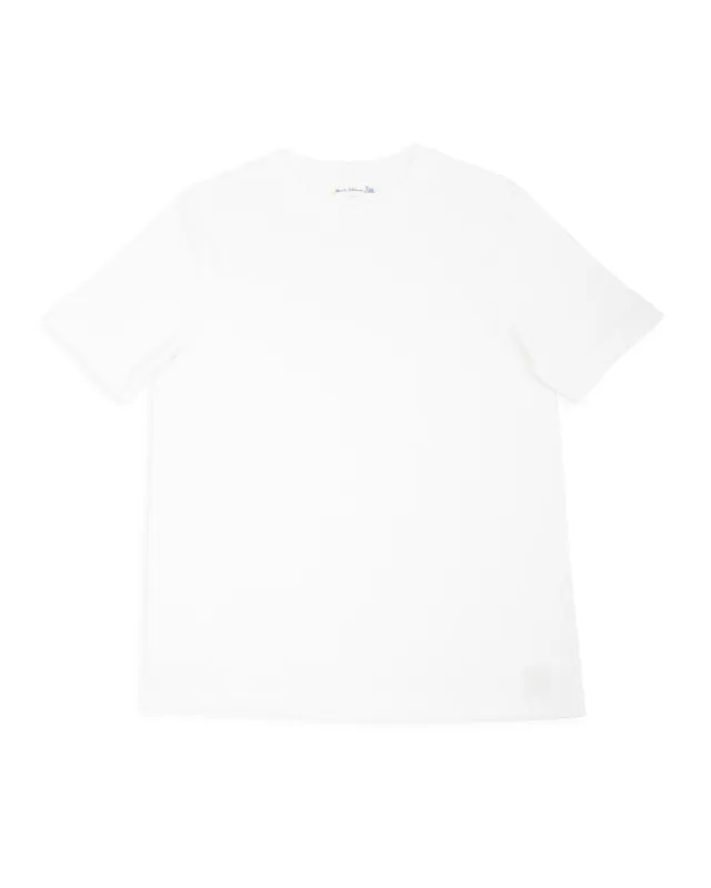 1940s Relaxed Fit Loopwheeled Tee - White sold by Standard and Strange