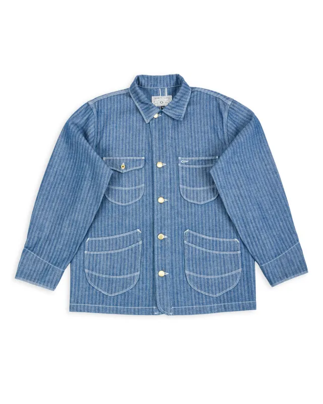 Modesto Jacket - Blue Herringbone sold by Standard and Strange