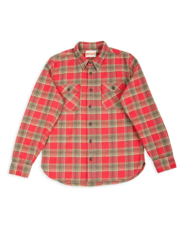 Jepson Shirt - Dusty Red Plaid sold by Standard and Strange