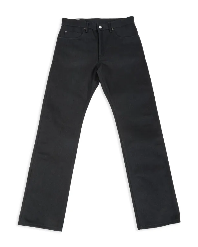 Belford Straight Fit - 17oz Black Slub sold by Standard and Strange