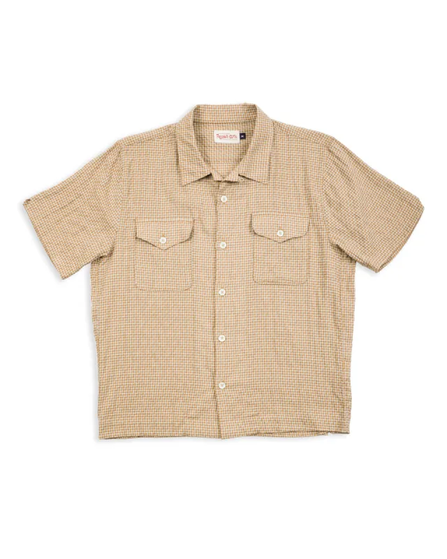 Jove Double Pocket Shirt - Gingham sold by Standard and Strange