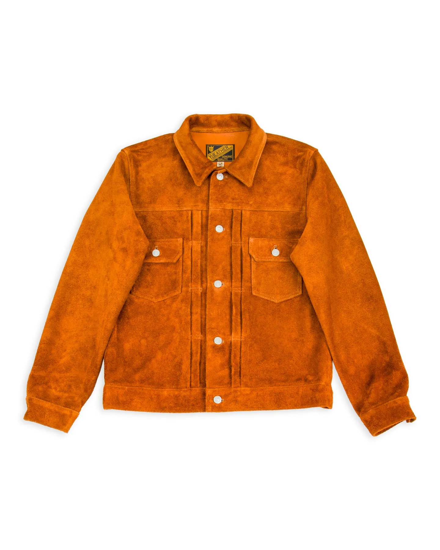 Steer Suede 2nd Type Jean Jacket - Camel (TB-141) sold by Standard and Strange