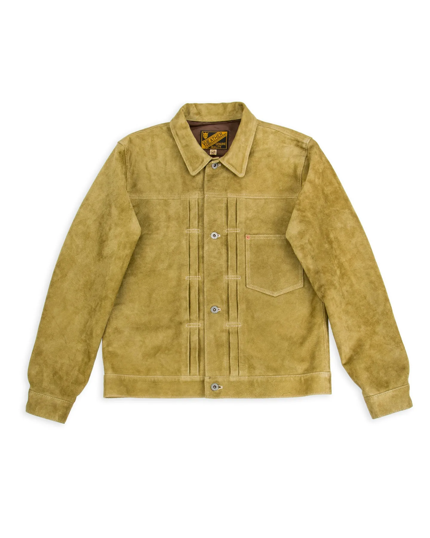 Horse Roughout WWII Type Jean Jacket (HSB-140-T) - Khaki sold by Standard and Strange