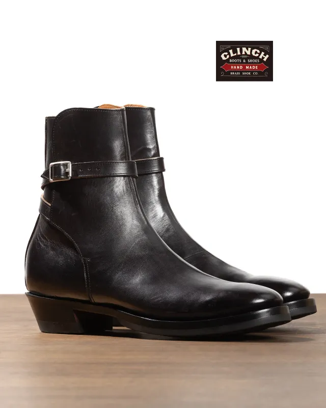 Jodhpur Boot - Black Overdyed Horsebutt - CN Last sold by Standard and Strange