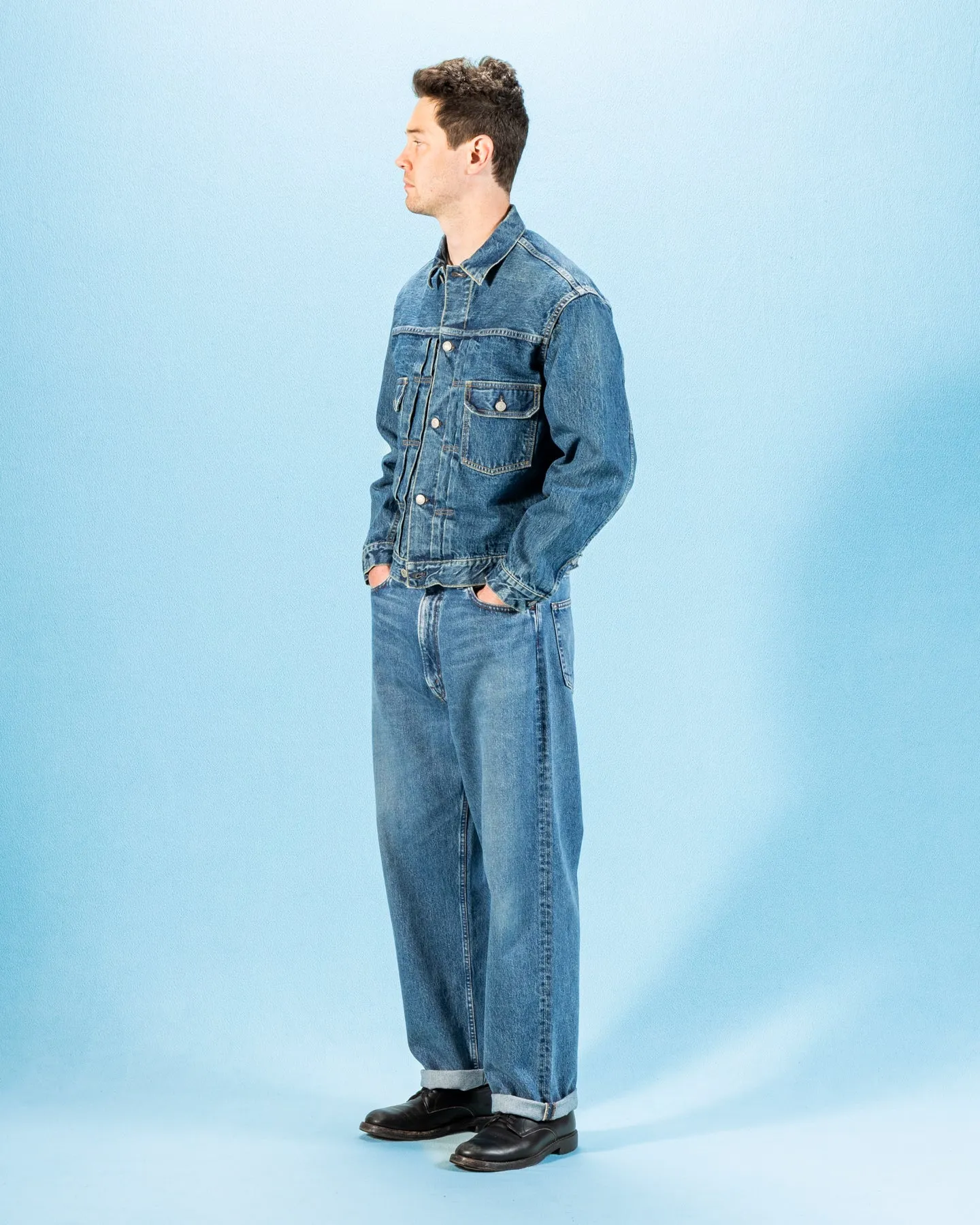 Type 2 1950's Denim Jacket (Unisex) - Used Wash sold by Standard and Strange product image thumbnail 3