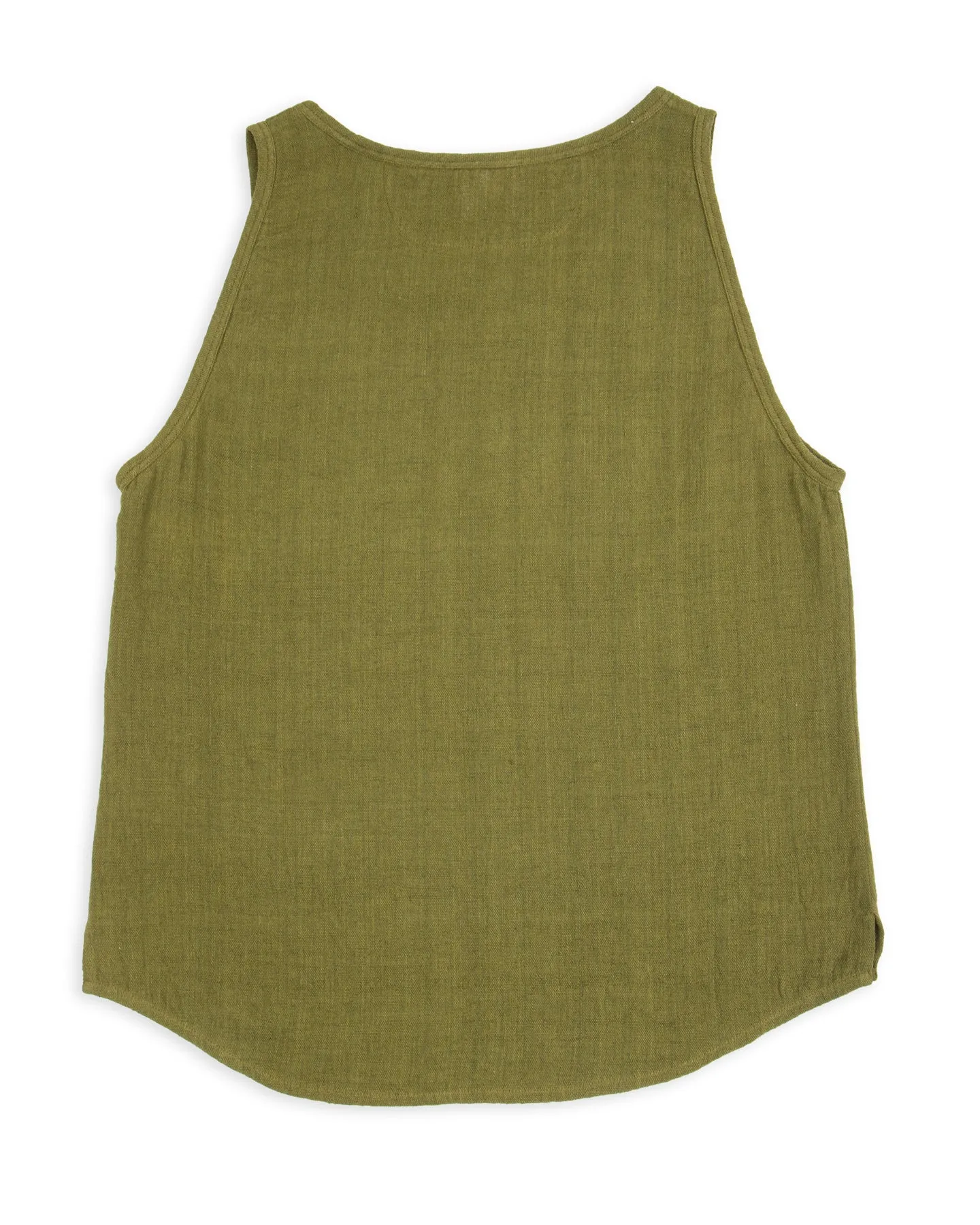 Ripley Tank - Handwoven Forest Green Kala Cotton sold by Standard and Strange product image thumbnail 2