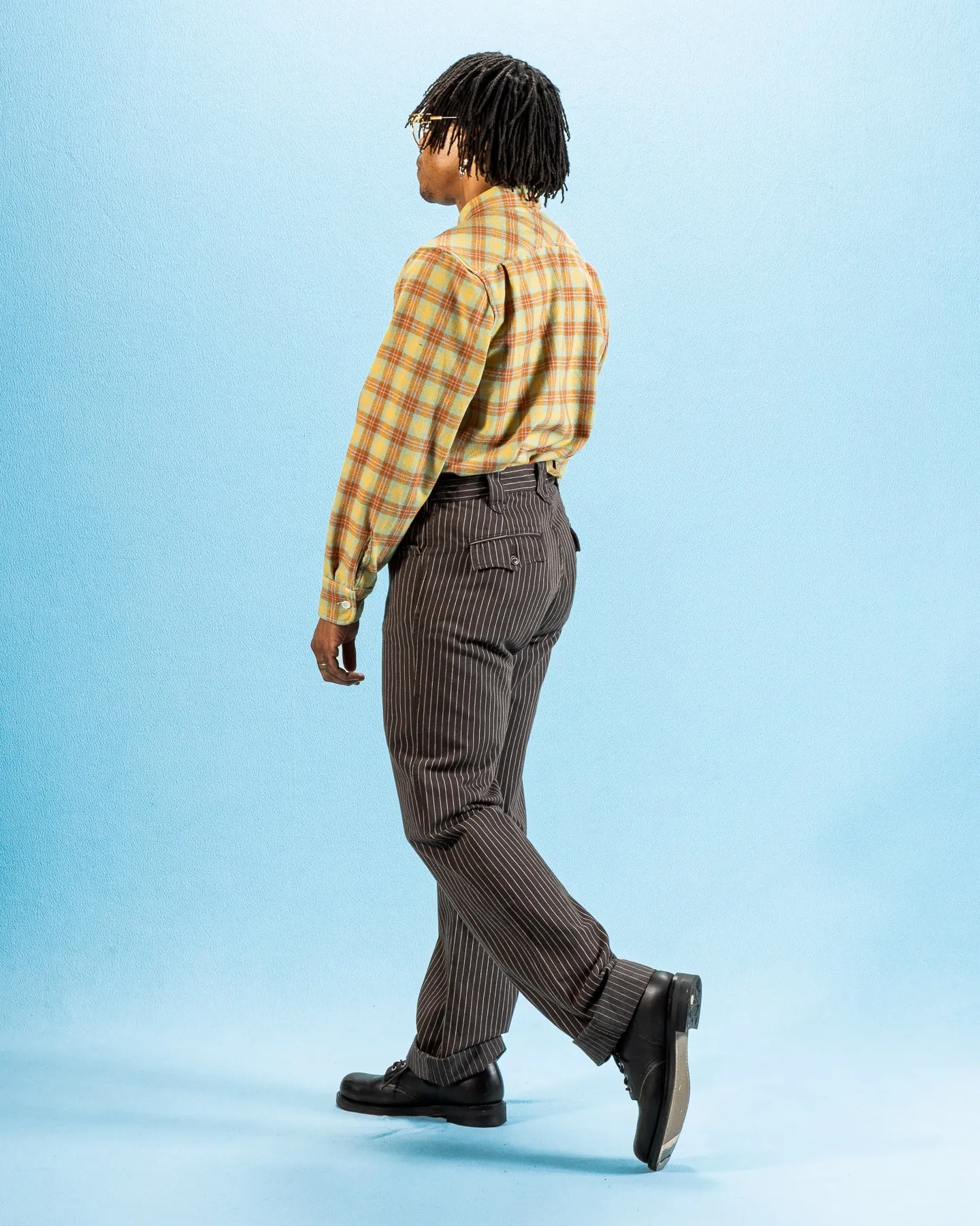 Duster Pant - Brown Stripe sold by Standard and Strange product image thumbnail 5