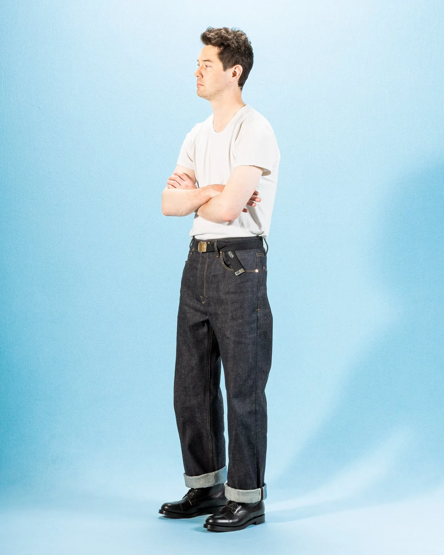 Modesto Workwear Cut - 15oz Kaihara Unsinged Denim sold by Standard and Strange product image thumbnail 3