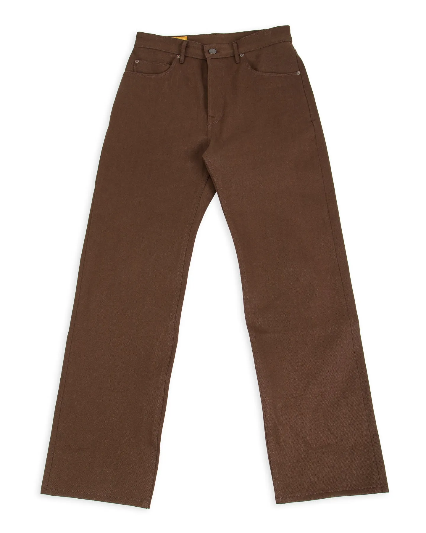 Modesto Straight Fit - 15oz Dark Brown Denim sold by Standard and Strange