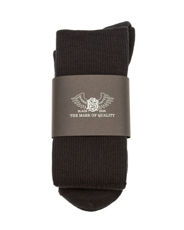 BS Fit Boot Socks - Midnight Black sold by Standard and Strange