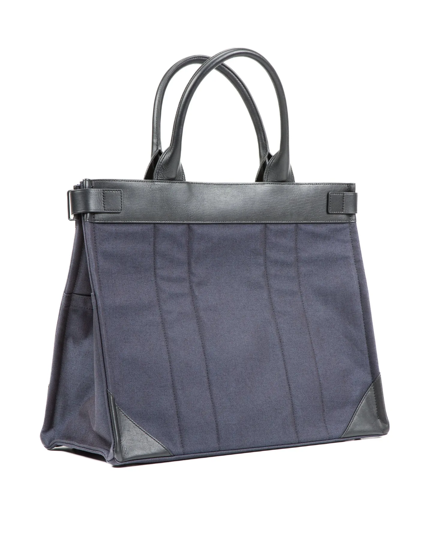 Fork 2Way Tote Bag (L) - Navy sold by Standard and Strange product image thumbnail 2