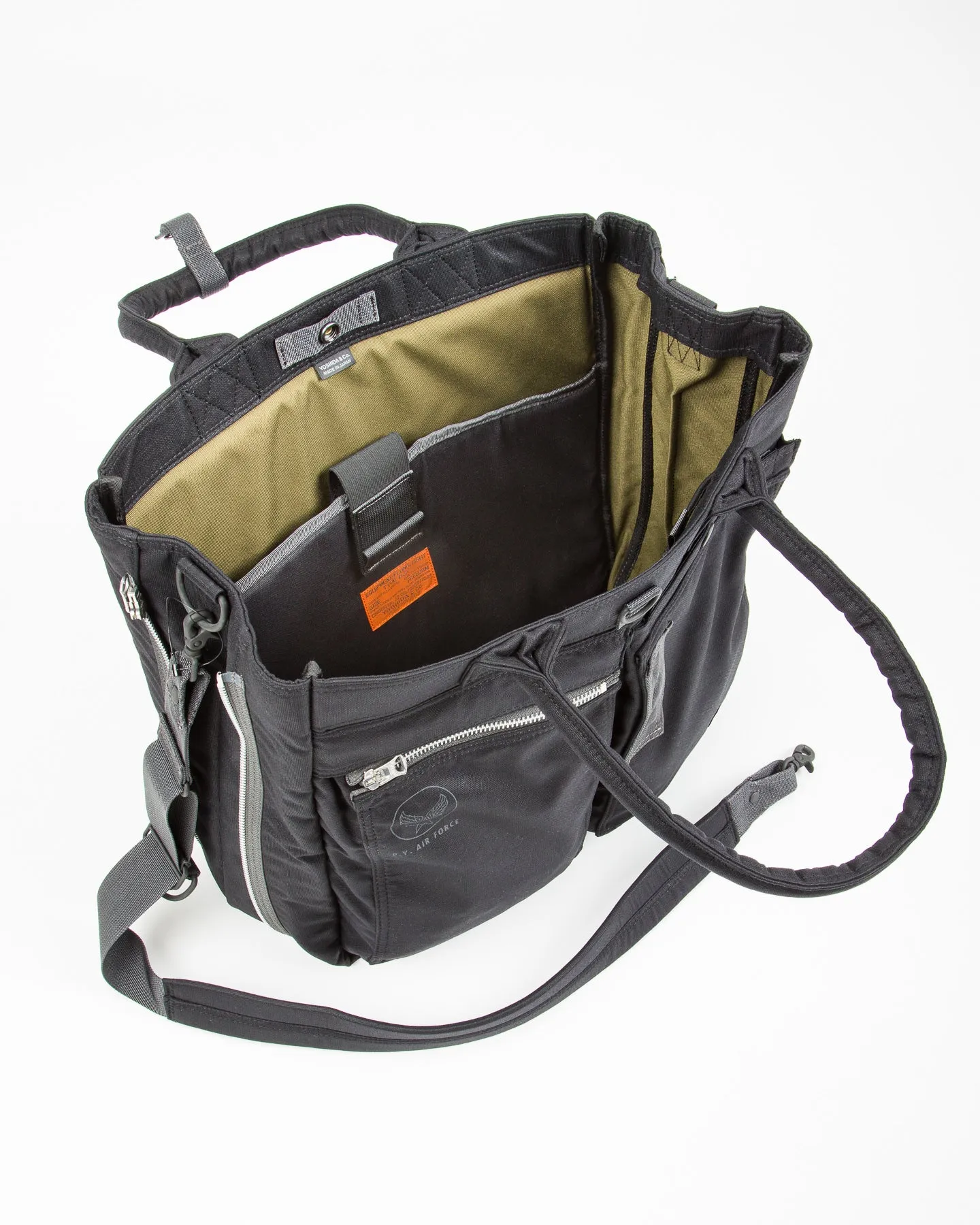 Flying Ace 2Way Tote Bag - Black sold by Standard and Strange product image thumbnail 3