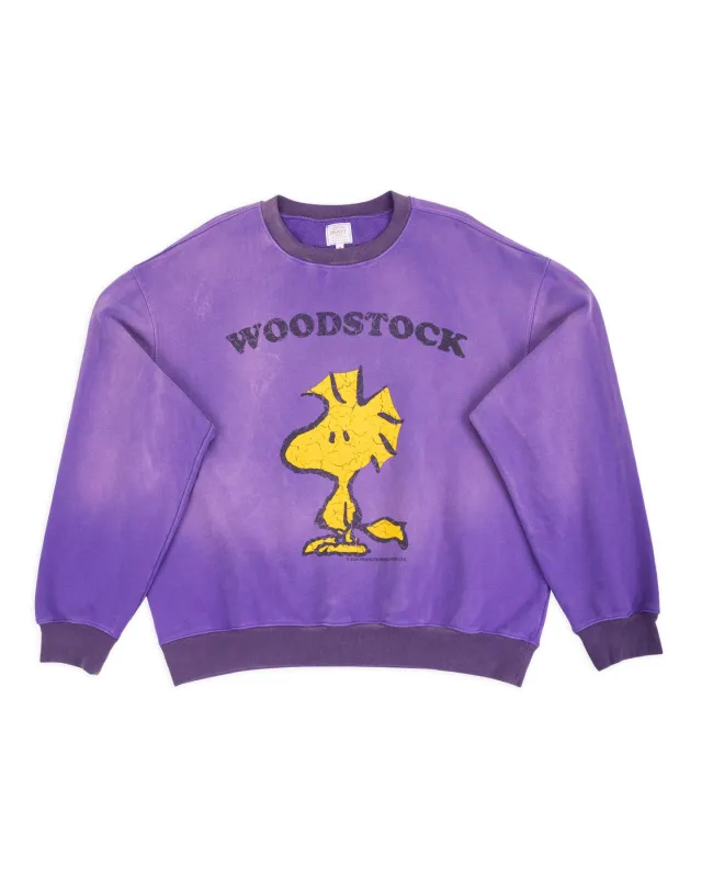 Woodstock Crewneck - Purple Sun Fade sold by Standard and Strange