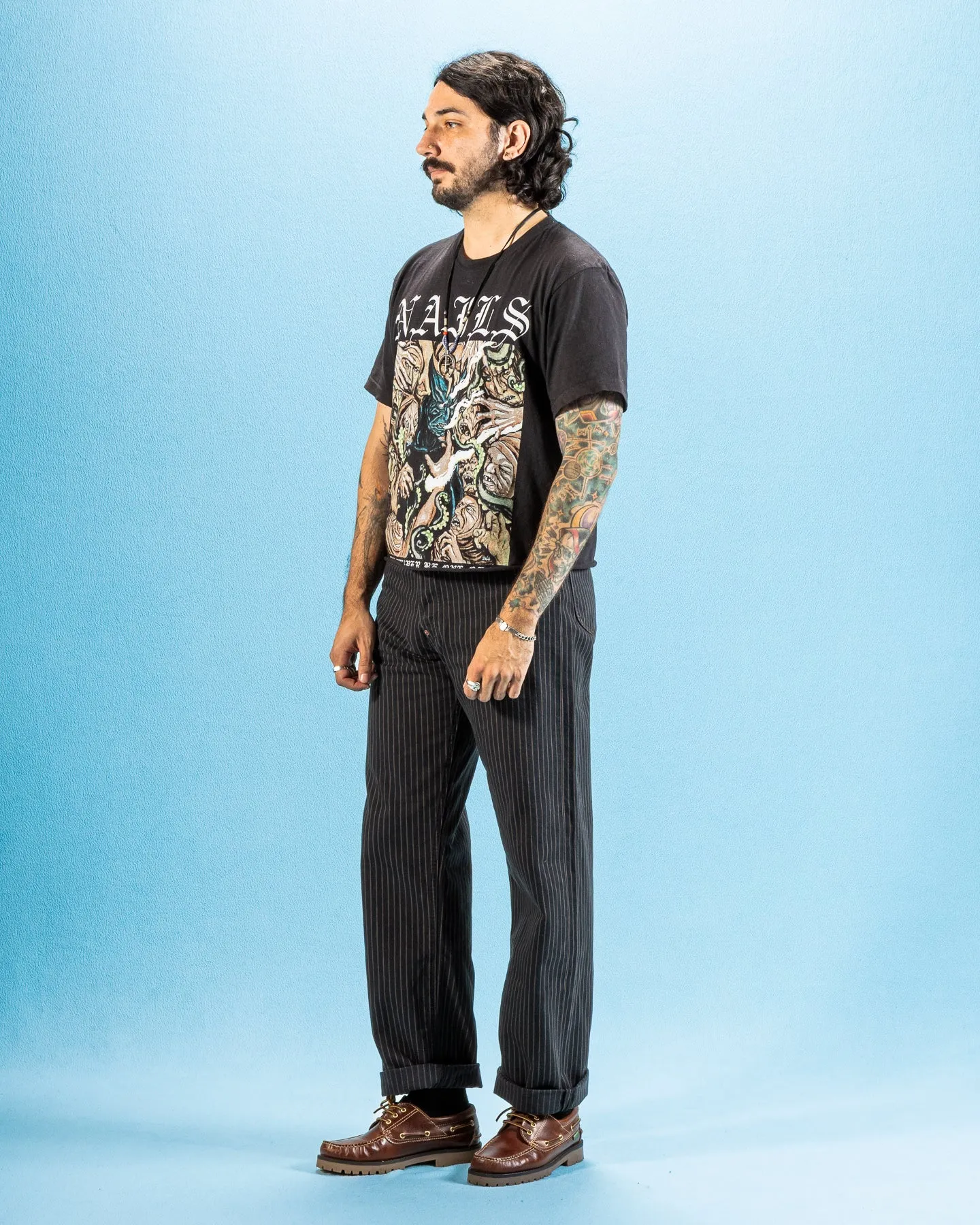 Jack Pant - Sable Stripe sold by Standard and Strange product image thumbnail 4