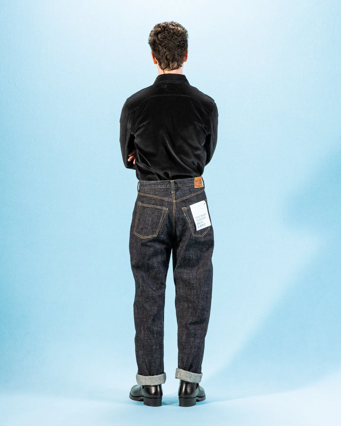 Calico Western Shirt - Black Corduroy sold by Standard and Strange product image thumbnail 5